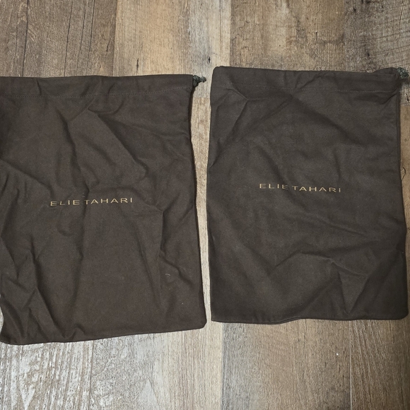 724 Tahari Shannon Peep Toe Womens Leather Shoes Pumps Stiletto Heels Tan Sz 6 - Picture 9 of 9